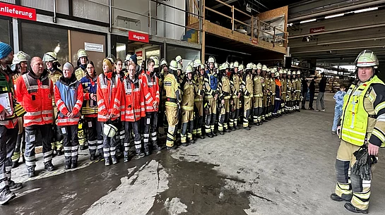 Hauptprobe 2026  DRK und Feuerwehr Gruppenfoto